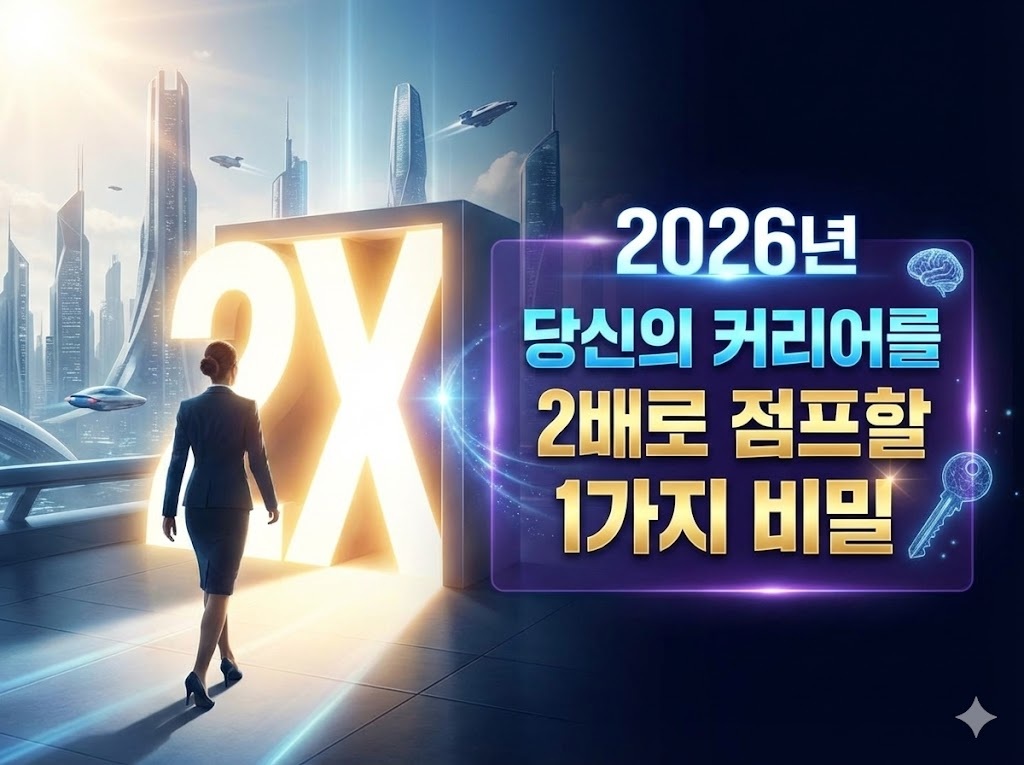 2026년, 당신의 커리어를 2배로 점프할 1가지 비밀